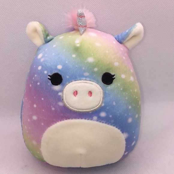 Original Squishmallow Prim The Unicorn Rainbow Plush Stuffed Animal 5” Kellytoy - Picture 10 of 11